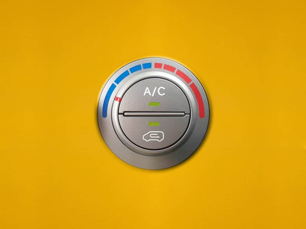 Otomobiller için A/C butonu