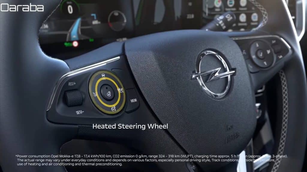 Direksiyon ısı butonu opel mokka